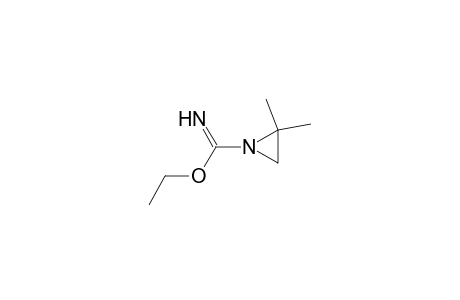 Ethyl 2,2-dimethyl-1-aziridine-carboximidate