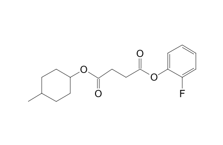 Succinic acid, 2-fluorophenyl cis-4-methylcyclohexyl ester