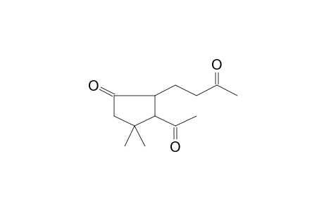 3-Acetyl-4,4-dimethyl-2-(3-oxo-butyl)-cyclopentanone