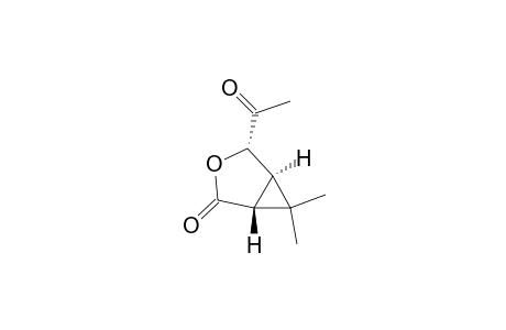 3-Oxabicyclo[3.1.0]hexan-2-one, 4-acetyl-6,6-dimethyl-, [1R-(1.alpha.,4.alpha.,5.alpha.)]-
