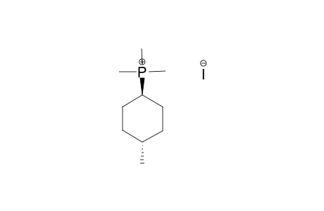 TRANS-TRIMETHYL-(4-METHYLCYCLOHEXYL)-PHOSPHONIUM-IODIDE