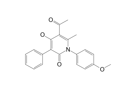 5-Acetyl-4-hydroxy-1-(4-methoxy-phenyl)-6-methyl-3-phenyl-2(1H)-pyridinone