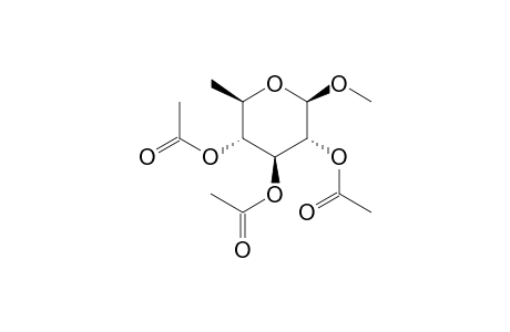 methyl 6-deoxy-beta-D-glucopyranoside, triacetate