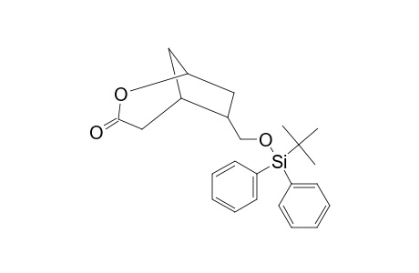 2-Oxabicyclo[3.2.1]octan-3-one, 6-(t-butyldiphenylsilyloxy)methyl-