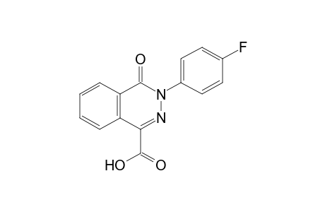 3,4-DIHYDRO-3-(p-FLUOROPHENYL)-4-OXO-1-PHTHALAZINECARBOXYLIC ACID