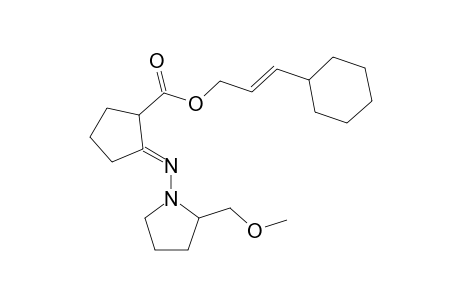 1-{[2'-(3"-Cyclohexyl-2"-propenyloxycarbonyl)cyclopentylidene]amino-2-(methoxymethyl)pyrrolidine