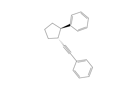 trans-1-Phenyl-2-(2-phenylethynyl)cyclopentane