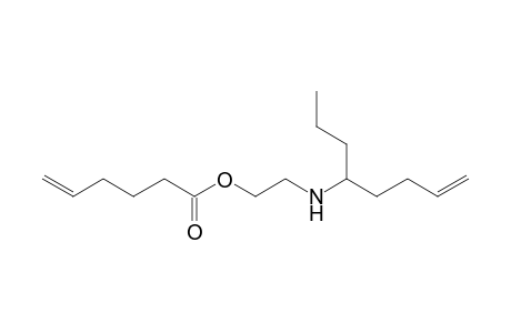 2-(1-Propylpent-4-enylamino)ethyl hex-5-enoate