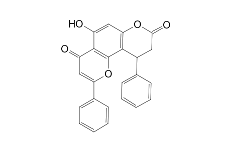 8-(2-CARBOXX-1-PHENYLETHYL)-5,7-DIHYDROXYFLAVONE-DELTA-LACTONE