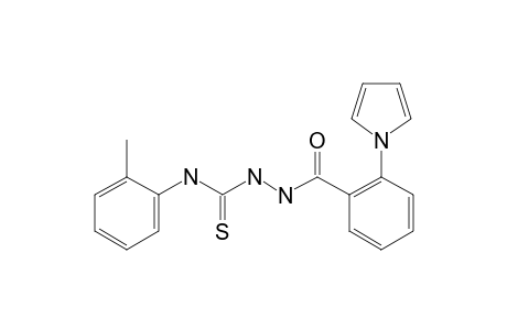 1-[o-(pyrrol-1-yl)benzoyl]-3-thio-4-o-tolylsemicarbazide