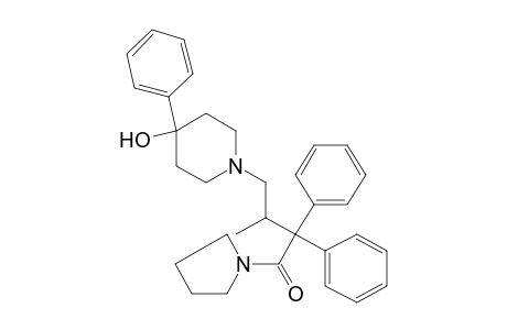 1-[3,3-diphenyl-2-methyl-4-oxo-4-(1-pyrrolidinyl)butyl]-4-phenyl-4-piperidinol