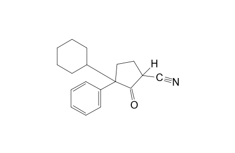 3-cyclohexyl-2-oxo-3-phenylcyclopentanecarbonitrile