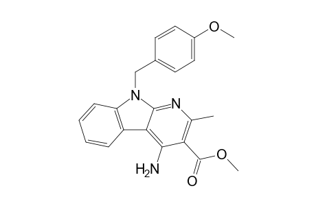 Methyl 4-Amino-9-(4-methoxybenzyl)-2-methyl-9H-pyrido[2,3-b]indole-3-carboxylate