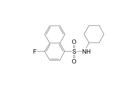 1-naphthalenesulfonamide, N-cyclohexyl-4-fluoro-