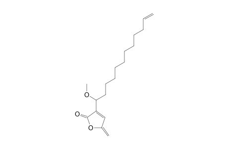 2-(1-Methoxy-11-dodecenyl)-penta-2,4-dien-4-olide