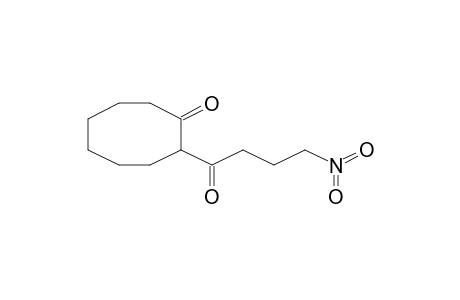 2-(4-Nitrobutanoyl)cyclooctanone
