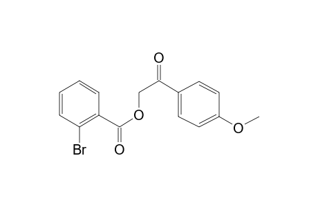 Benzoic acid, 2-bromo-, [2-(4-methoxyphenyl)-2-oxo]ethyl ester