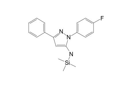 1-(4-Fluorophenyl)-3-phenyl-1H-pyrazol-5-amine, tms