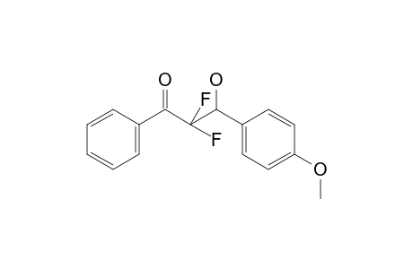 2,2-Difluoro-3-hydroxy-3-(4-methoxyphenyl)-1-phenylpropan-1-one