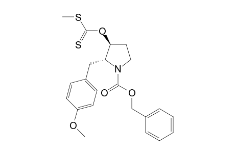 (2R,3S)-1-(Benzyloxycarbonyl)-2-(4-methoxybenzyl) pyrrolidin???3-yl S-Methyl Xanthate