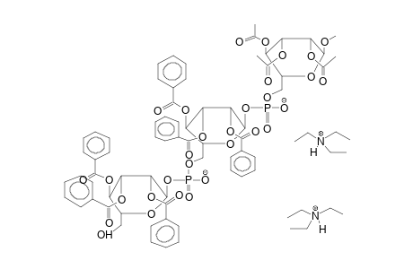 METHYL DI(2,3,4-TRI-O-BENZOYL-ALPHA-D-MANNOPYRANOSYLPHOSPHATE)-2,3,4-TRI-O-ACETYL-ALPHA-D-MANNOPYRANOSIDE, BIS(TRIETHYLAMMONIUM) SALT