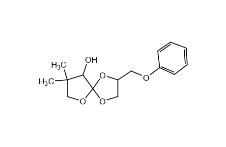 8,8-dimethyl-2-(phenoxymethyl)-1,4,6-trioxaspiro[4.4]nonan-9-ol