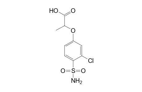 2-(3-CHLORO-4-SULFAMOYLPHENOXY)PROPIONIC ACID