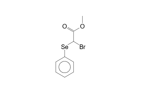 Acetic acid, bromo-phenylseleno-, methyl ester