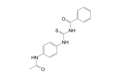 1-(p-acetamidophenyl)-3-benzoyl-2-thiourea