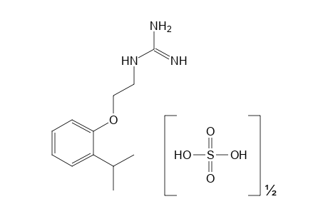 [2-(o-CUMENYLOXY)ETHYL]GUANIDINE, HEMISULFATE