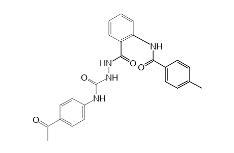 4-(p-acetylphenyl)-1-[o-(p-toluamido)benzoyl]semicarbazide