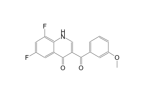 6,8-difluoro-3-(3-methoxybenzoyl)-4(1H)-quinolinone