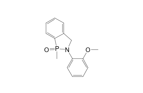 1-Methyl-2-(2-methoxyphenyl)-2,3-dihydro-1H-2,1-benzazaphosphol-1-oxid