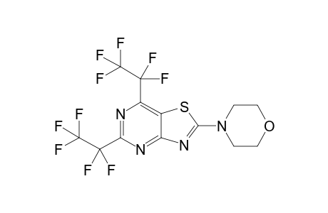 4-[5,7-Bis(perfluoroethyl)thiazolo[4,5-d]pyrimidin-2-yl]morpholine