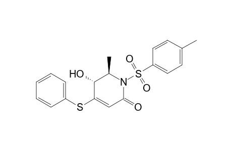 (5R,6R)-5-Hydroxy-6-methyl-4-phenylsulfanyl-1-(toluene-4-sulfonyl)-5,6-dihydro-1H-pyridin-2-one