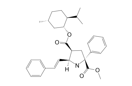 (1'R,2'S,5'R)-Menthyl r-2R-methoxycarbonyl-2-phenyl-c-5R-(stryl)pyrrolidine-c-4S-carboxylate