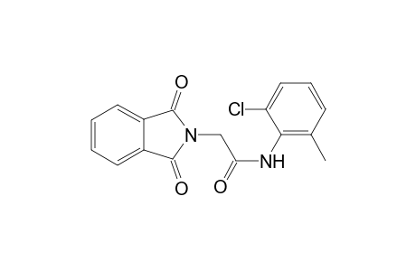 2-[1,3-bis(oxidanylidene)isoindol-2-yl]-N-(2-chloranyl-6-methyl-phenyl)ethanamide