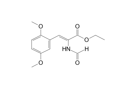 3-(2,5-Dimethoxy-phenyl)-2-formylamino-acrylic acid ethyl ester