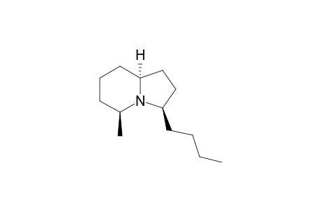 MONOMORINE-I;(3R,5S,8AS)-3-BUTYL-5-METHYLINDOLIZIDINE