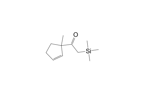 1-(1-Methyl-2-cyclopenten-1-yl)-2-(trimethylsilyl)ethanone