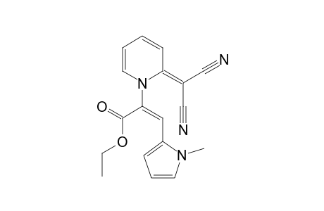 Ethyl (E)-2-[2-(Dicyanomethylidene)pyridin-1(2H)-yl]-3-(1-methyl-1H-pyrrol-2-yl)acrylate