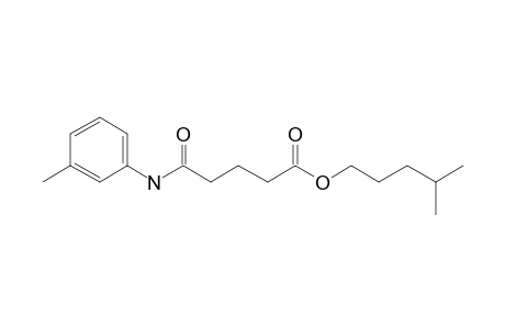 Glutaric acid, monoamide, N-(3-methylphenyl)-, isohexyl ester