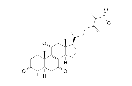 4-ALPHA-METHYLERGOSTA-8,24,(28)-DIEN-3,7,11-TRION-26-OIC-ACID