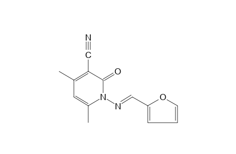 1,2-dihydro-4,6-dimethyl-1-(furfurylideneamino)-2-oxonicotinonitrile