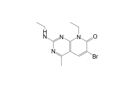 pyrido[2,3-d]pyrimidin-7(8H)-one, 6-bromo-8-ethyl-2-(ethylamino)-4-methyl-