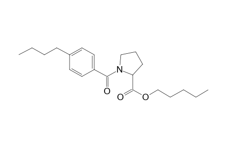 L-Proline, N-(4-butylbenzoyl)-, pentyl ester