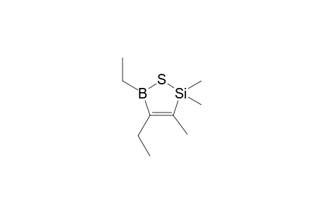 1-Thia-2-sila-5-boracyclopent-3-ene, 4,5-diethyl-2,2,3-trimethyl-