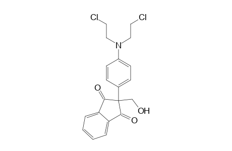 2-{4'-[N.N-bis(Chloroethyl)amino]phenyl}-2-(hydroxymethyl)-1,3-dioxobenzocyclopent-2-ene