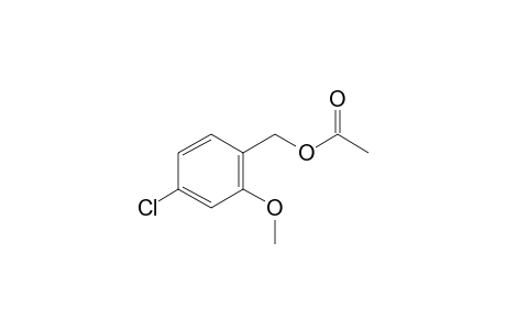 4-Chloro-2-methoxybenzyl alcohol, acetate