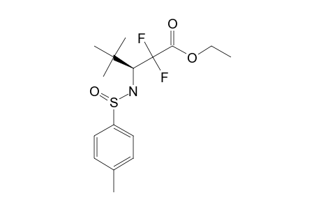 (S(S),3S)-ETHYL-N-(PARA-TOLYLSULFINYL)-3-AMINO-2,2-DIFLUORO-4,4-DIMETHYL-PENTANOATE